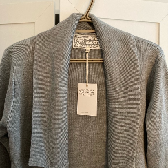 NWT! - Pink Martini | The Aria Coatigan in Gray - Picture 4 of 4